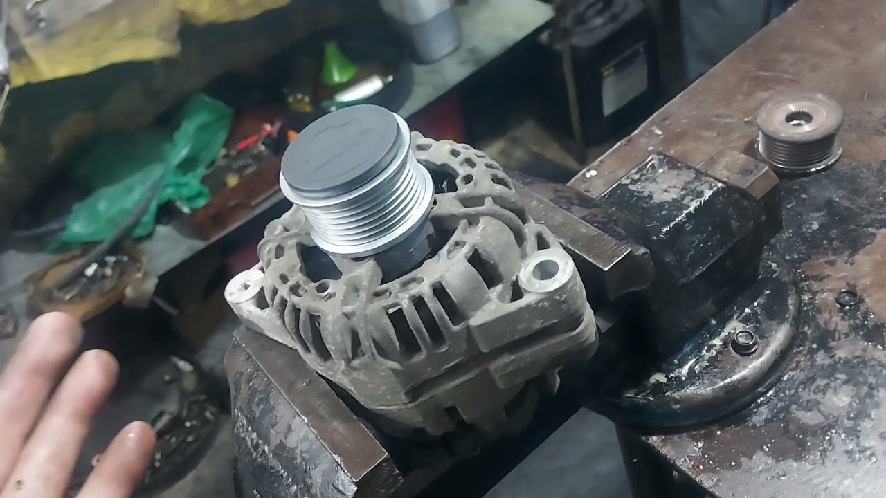 trocar polia do alternador da hilux 2005 a 2015