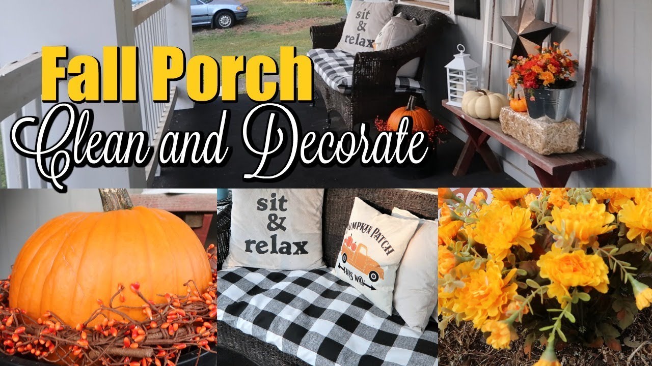 FALL PORCH CLEAN AND DECORATE / FALL 2019 PORCH TOUR