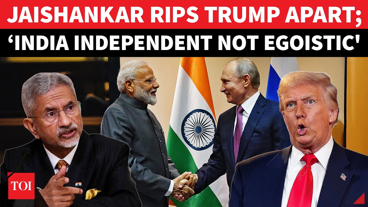 ‘India Wants Partners NOT PREACHERS’: Jaishankar SHREDS Trump At Mega Summit Over Russia Stand