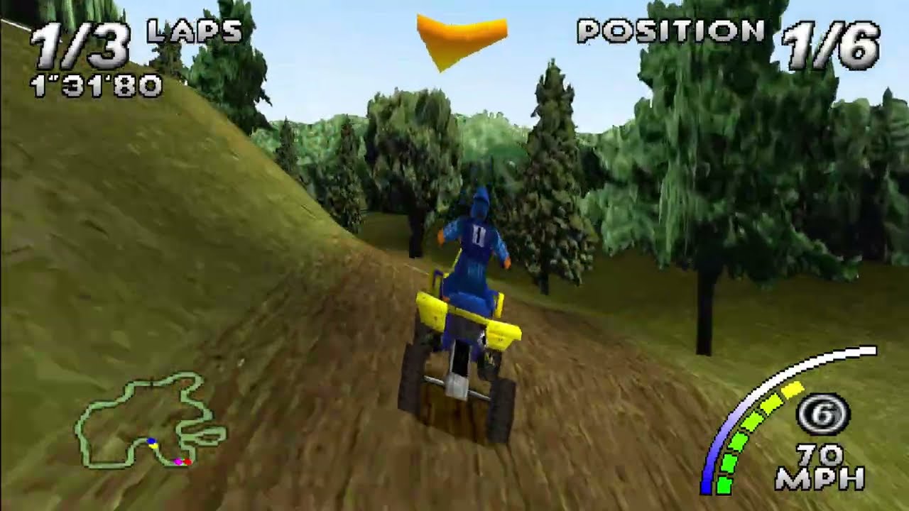 ATV: Quad Power Racing HD Gameplay (PS1)