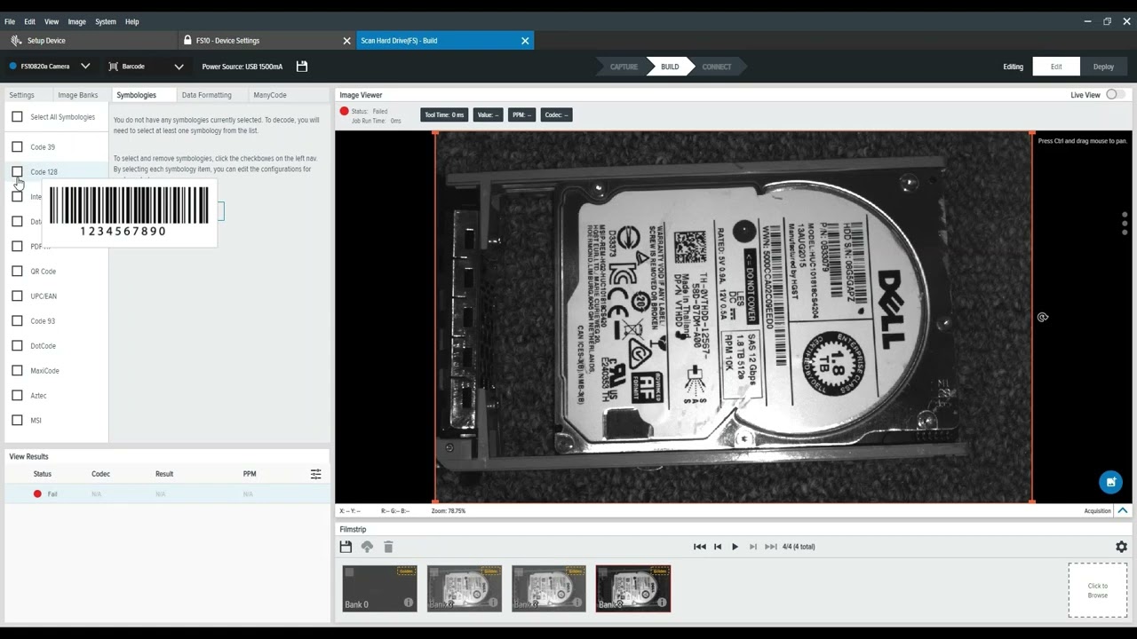 Zebra Technologies FS10 Industrial Scanner & Aurora Software Demonstration