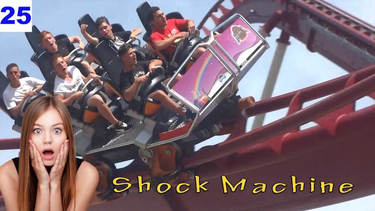 Roller Coaster Shock Machine Montagne Russe - Rainbow Magicland Theme Park