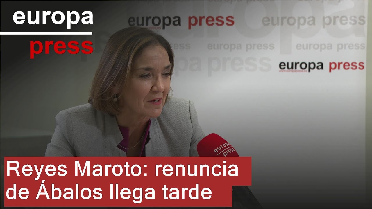 Reyes Maroto considera que la renuncia al acta de Ábalos 