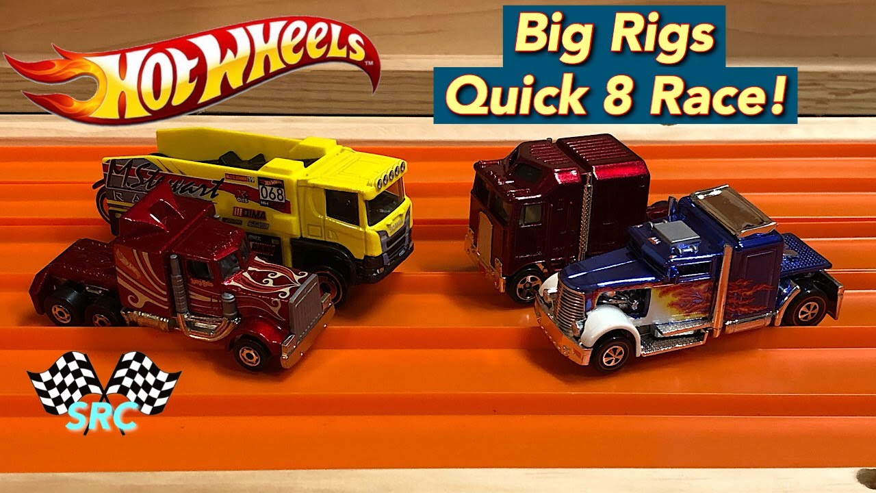 Race #7: Hot Wheels Big Rigs Quick 8 Race!