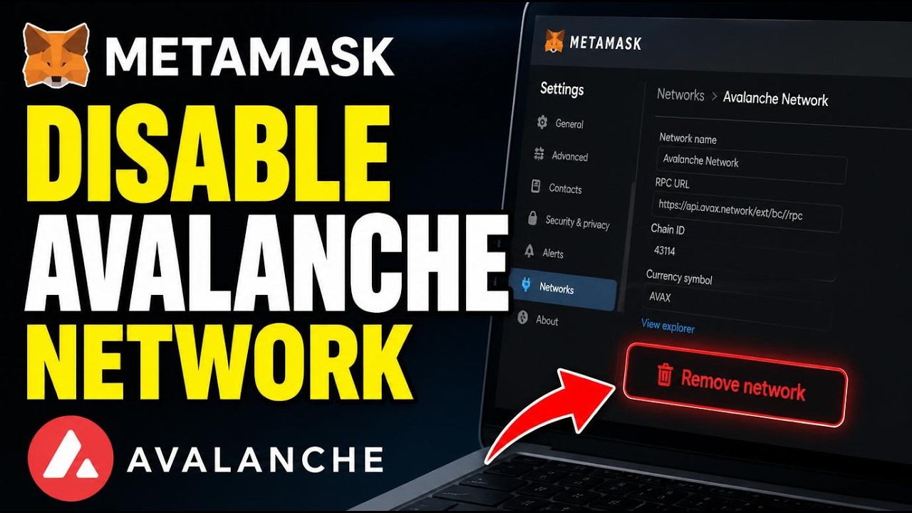 How to disable Avalanche network in MetaMask - Detailed Guide