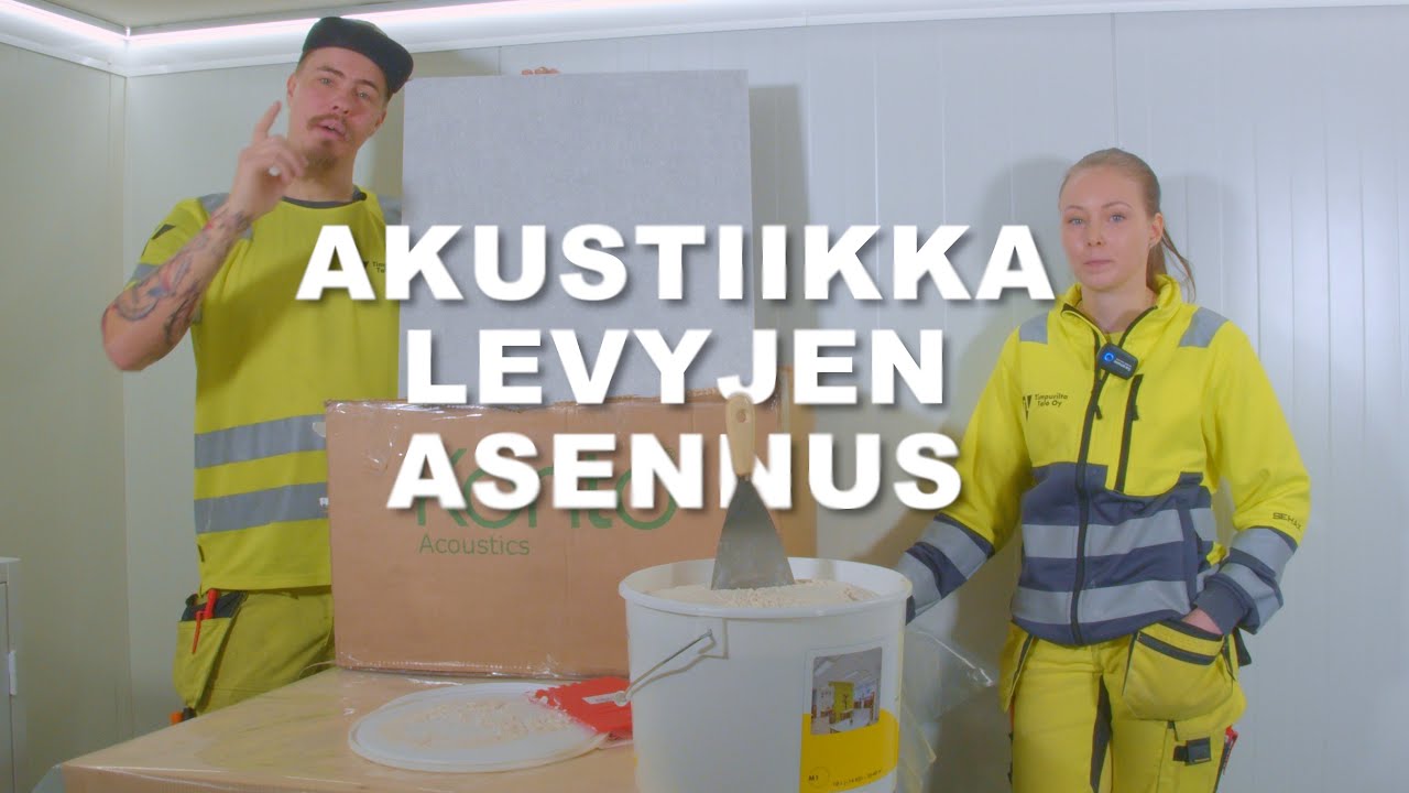 AKUSTIIKKALEVYJEN ASENNUS | Timpurilta Talo