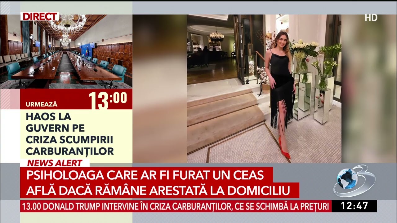 Psiholoaga care ar fi furat ceasul de 170.000 de euro află dacă rămâne în arest la domiciliu