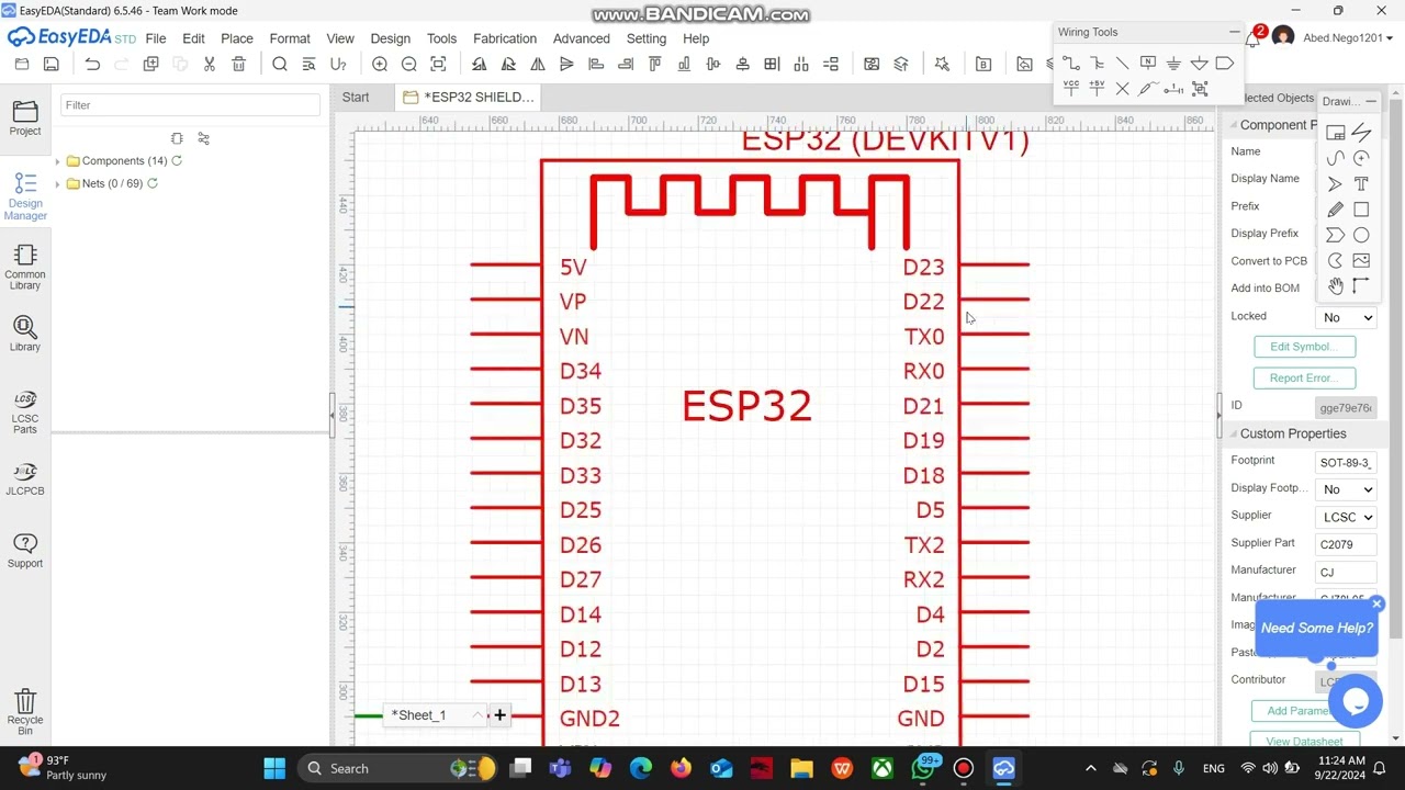 Cara Mudah Membuat PCB Shield ESP32 Menggunakan Software EasyEDA