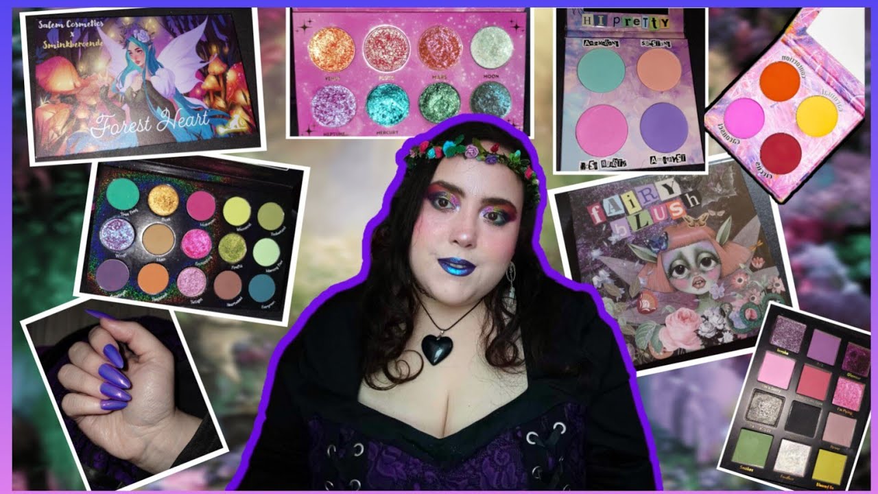 She Was A Fairy💚Salem Cosmetics x Sminkberonde💕 Forest Heart 🧚 Palette
