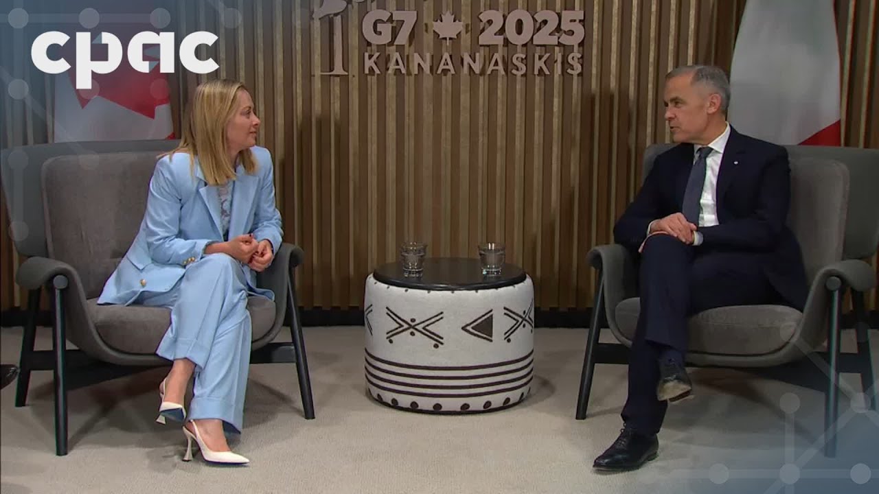 PM Carney meets with Italian PM Giorgia Meloni at G7 Leaders’ Summit – June 16, 2025