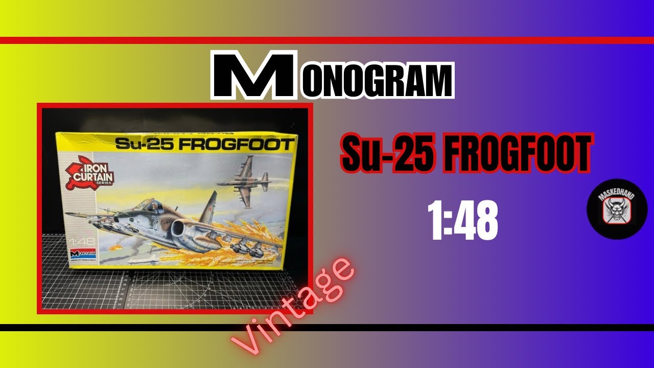 Monogram Su-25 FROGFOOT Vintage 1:48