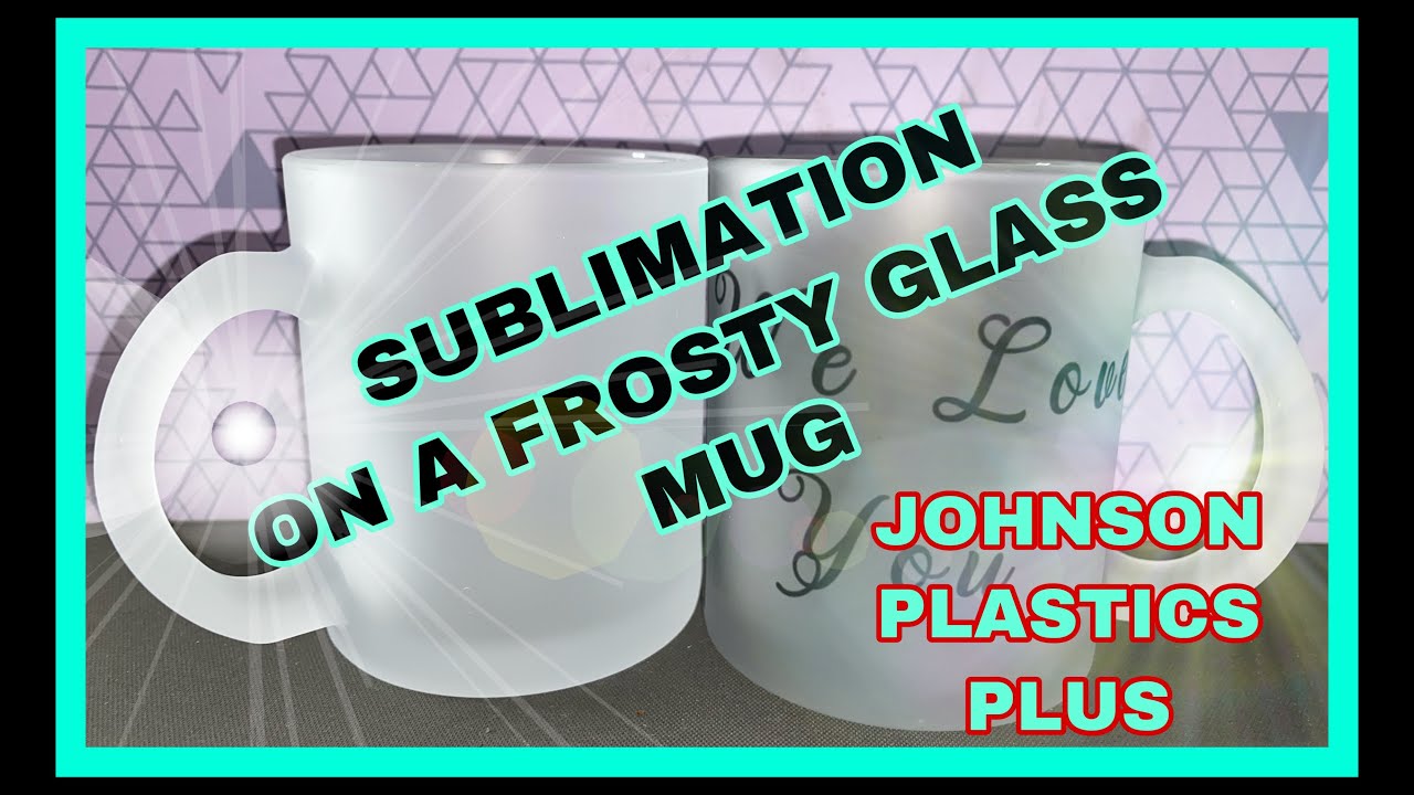 SUBLIMATION ON A FROSTY GLASS MUG| TRYING OUT FROSTY GLASS MUGS | REVIEW