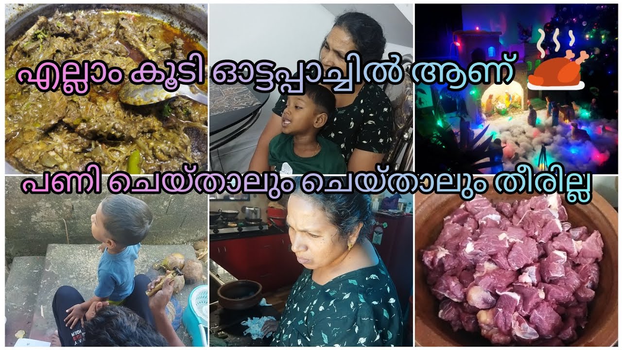 ക്രിസ്തുമസ് തലേന്നത്തെ ഞങ്ങളുടെ പരിപാടി🍲🥘‼️⁉️🤤|Christmas Eve| 