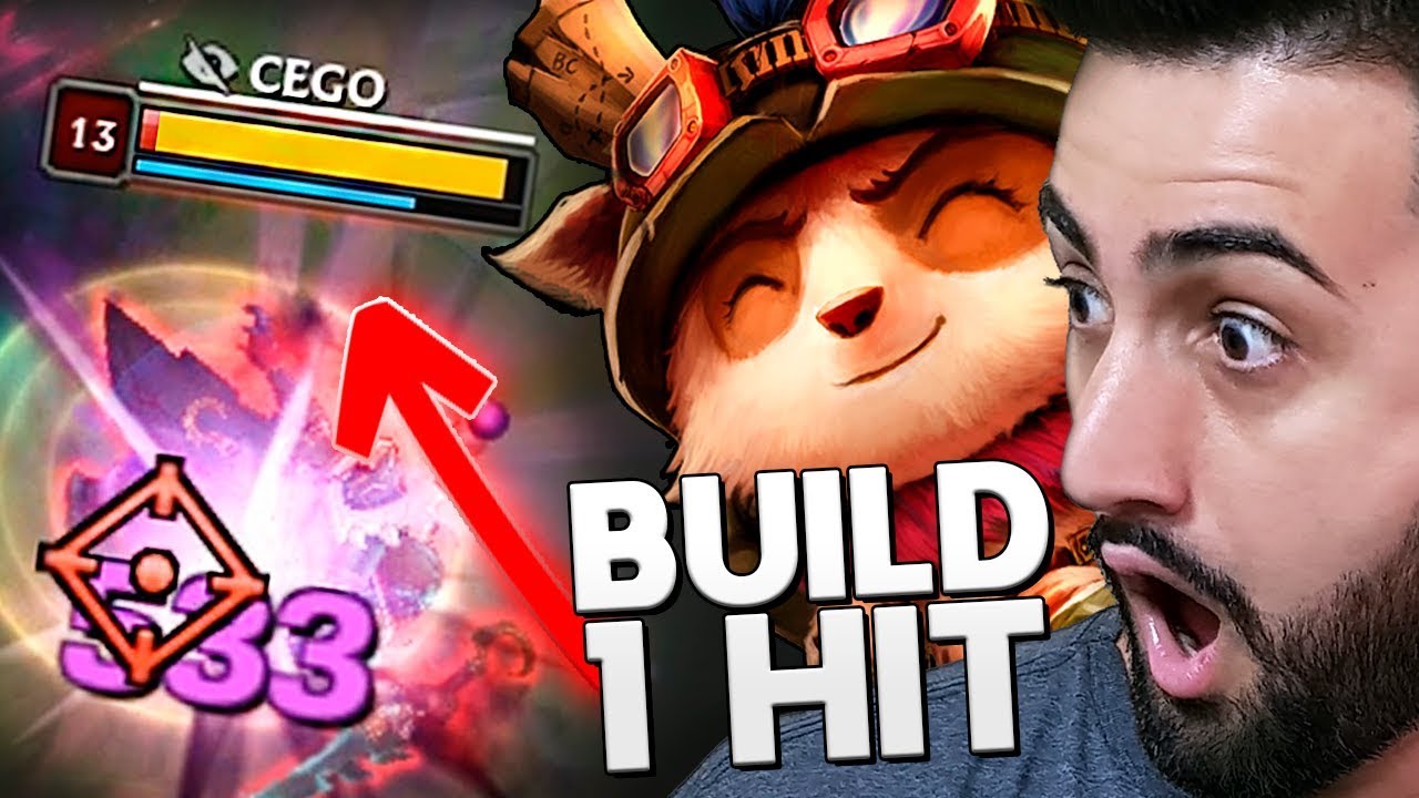 BUILD QUE MATA EM 1 HIT? SIM, É EXCLUSIVA! *TEEMO JUNGLE GAMEPLAY* - League of Legends
