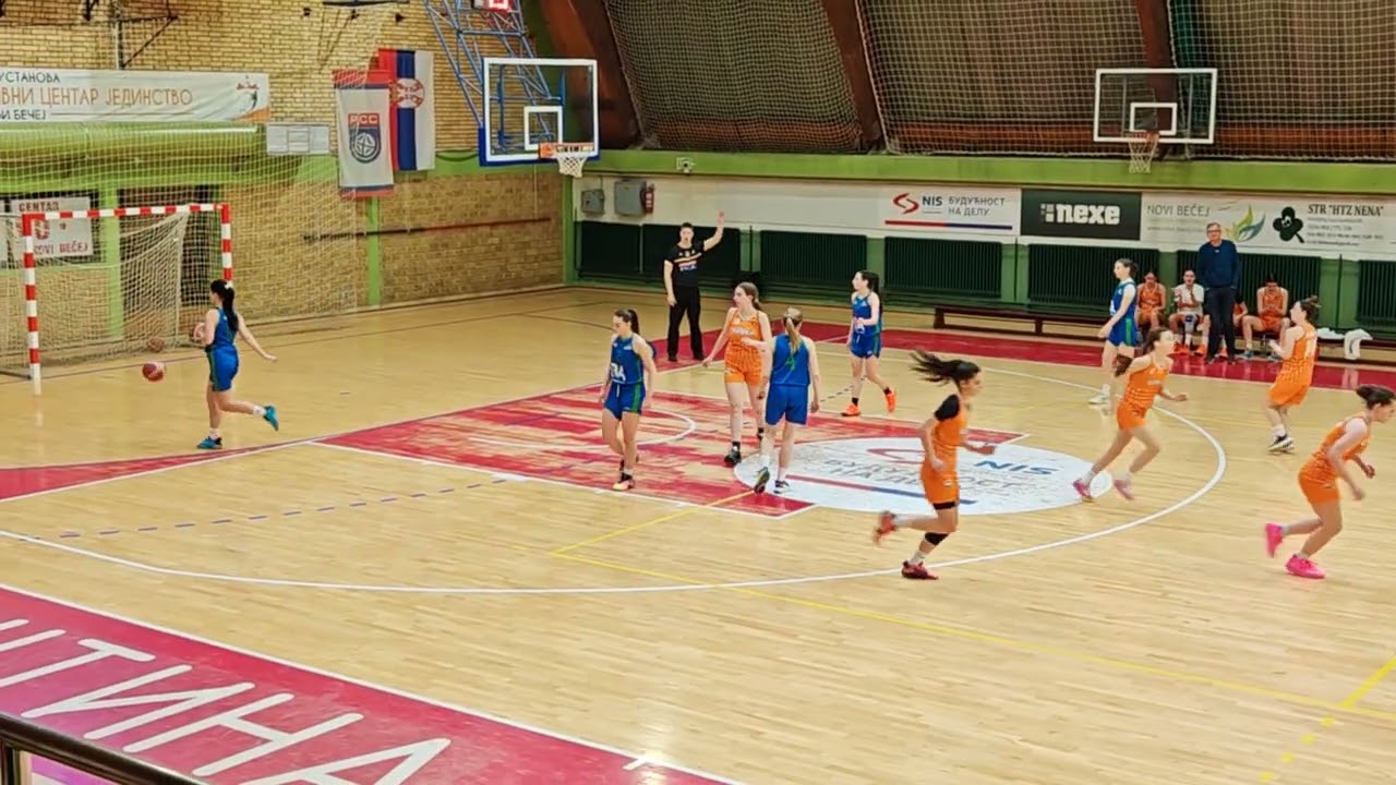 1. ŽRL SEVER /14. KOLO/ Jedinstvo - Girl Borac Basket 2/4 