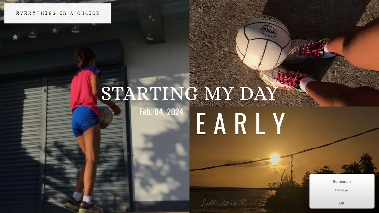 STARTING MY DAY EARLY☀️| short vlog, getting back on track, and drills