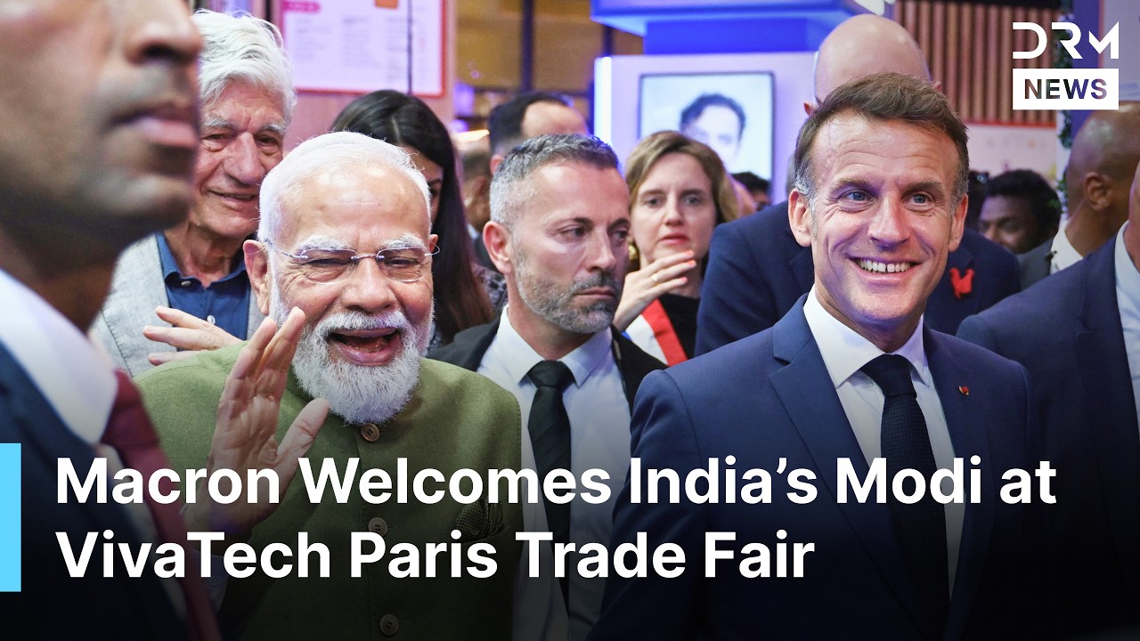 FULL VISIT: Macron Hosts India's Modi at VivaTech Trade Fair in Paris Focused on Future Tech | AI1N