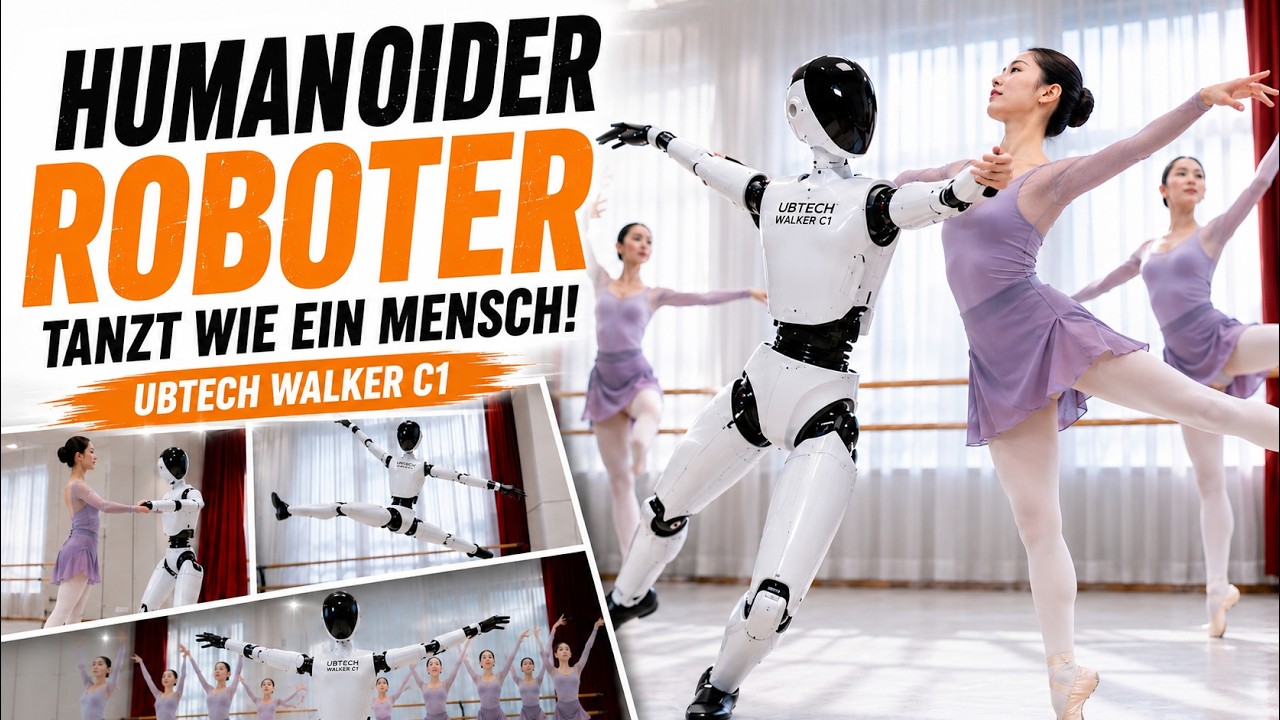UBTECH Walker C1 tanzt wie ein echter Mensch auf der Chain Expo