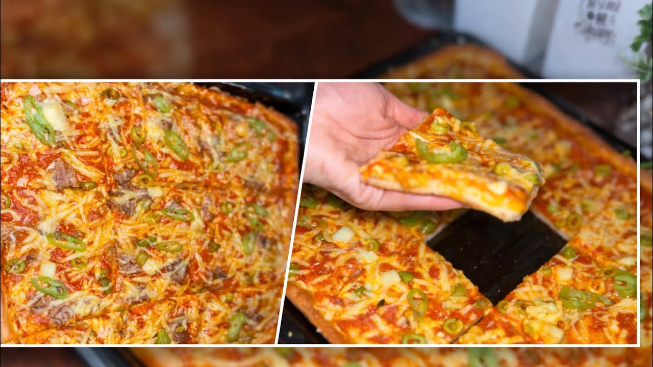 بيتزا 🍕 كاري الوصفة لي منستغناش عنها مع جمييع اسرار نجاحها 👌😋من اول تجربة راح تنجح معاك 