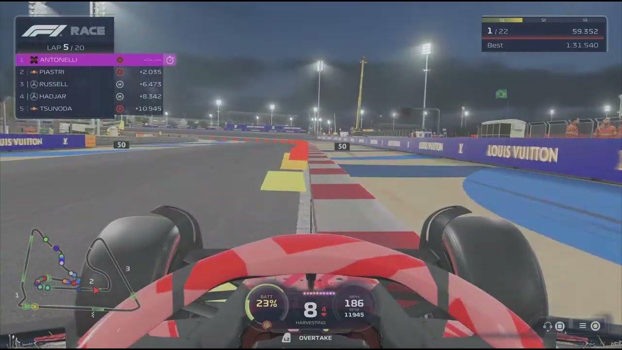 F125 career