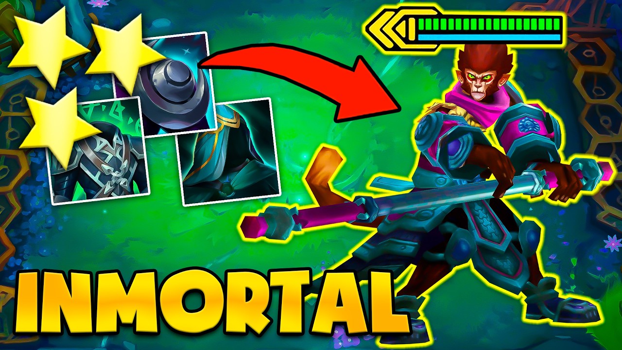⭐⭐⭐ ¡WUKONG al 3 INMORTAL TOP 1 GRATIS! - TFT Set 16