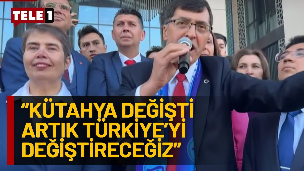 Kütahya'da CHP yeniden kazandı! Kütahya Belediye Başkanı'nı coşku dolu kalabalık karşıladı