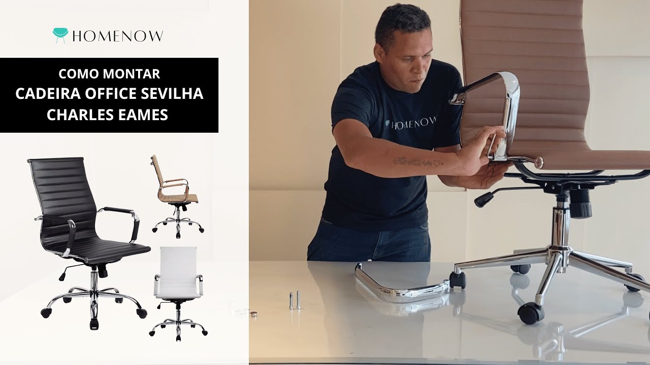 Como Montar Cadeira de Escritório Charles Eames Sevilha