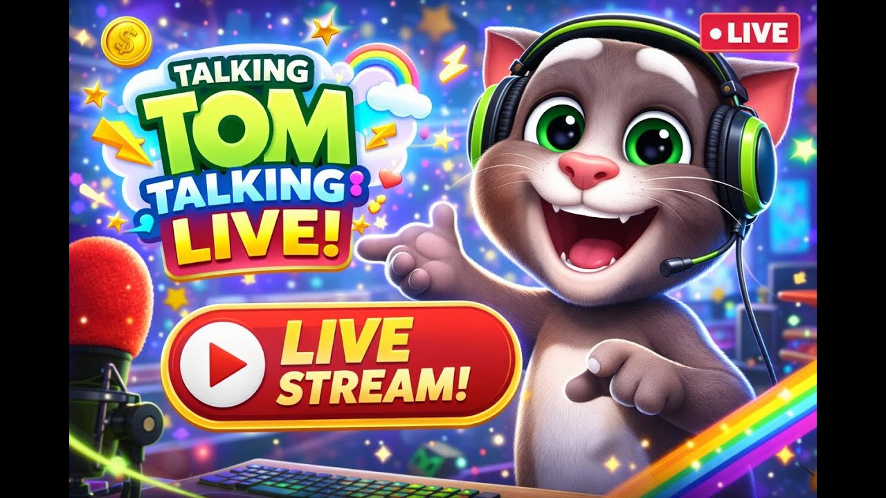 TALKING TOM #talkingtom #prismlivestudio #funny #comdy