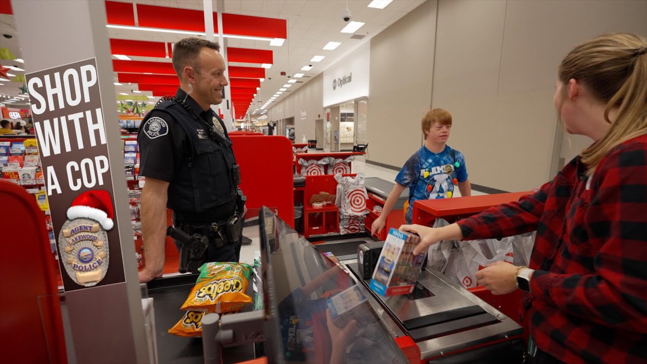 Shop With A Cop - Alex and Agent Goodrich