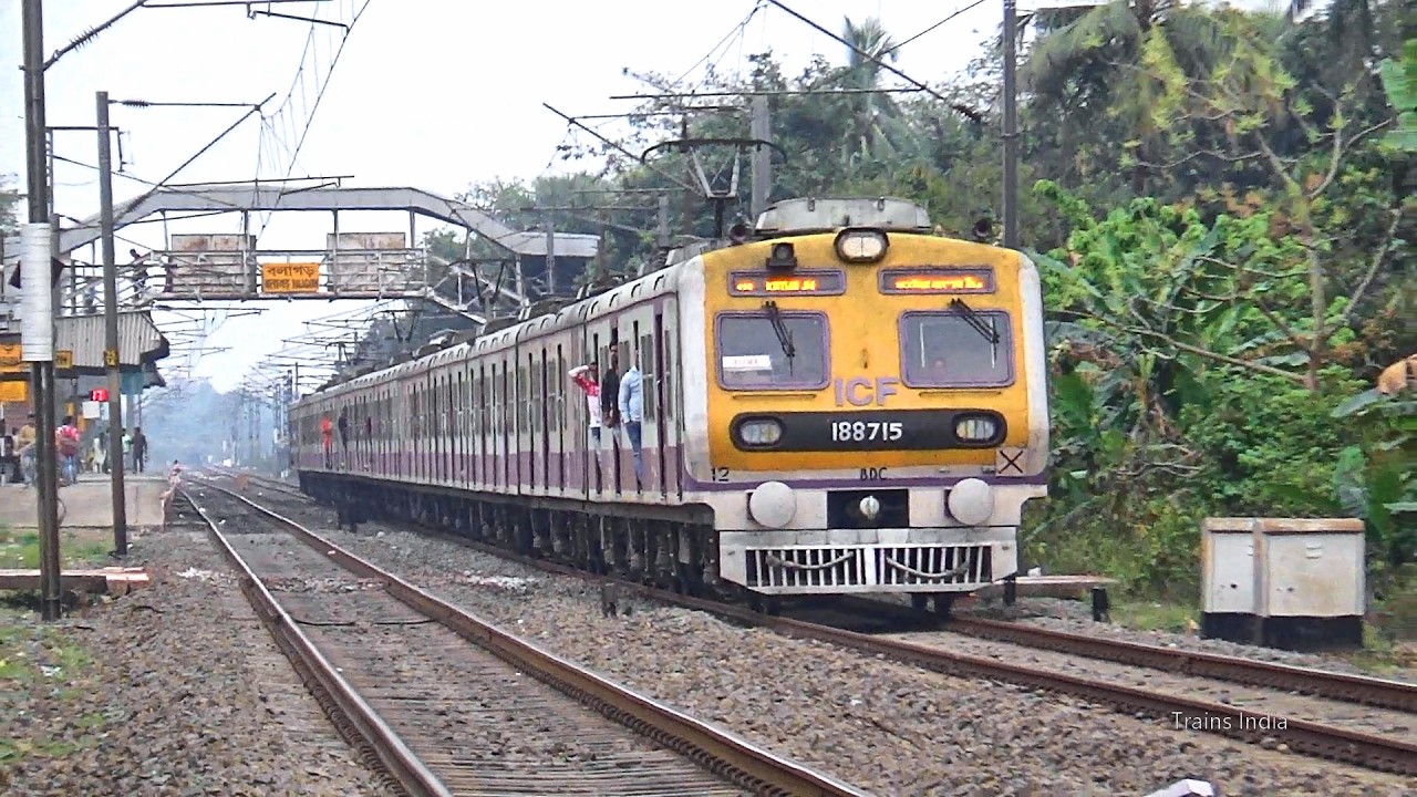 37753/Bandel-Katwa Local Train || ICF Made 3 phase 12 Medha coaches short route running Local Train