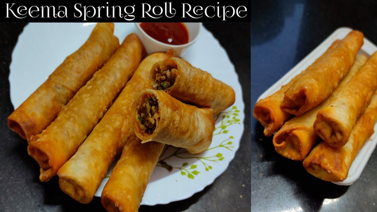 Keema Spring Rolls \ Keema Roll Recipe \ Ramadan Special