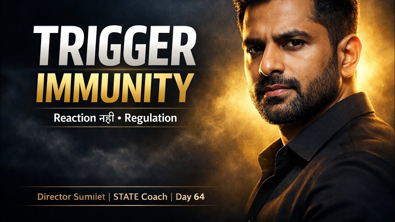 Trigger Immunity Training | भावनात्मक हमलों में भी शांत कैसे रहें | Power of Mind Day 64