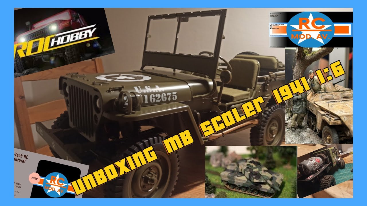 UNBOXING ROC HOBBY MB SCALER 1941 1:6 PNP 😲😲😲