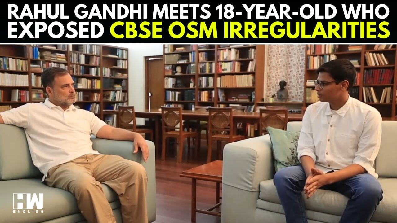 WATCH: Rahul Gandhi Meets 18-year-old Sarthak Siddhant Who Exposed Cbse OSM Irregularities | Pradhan
