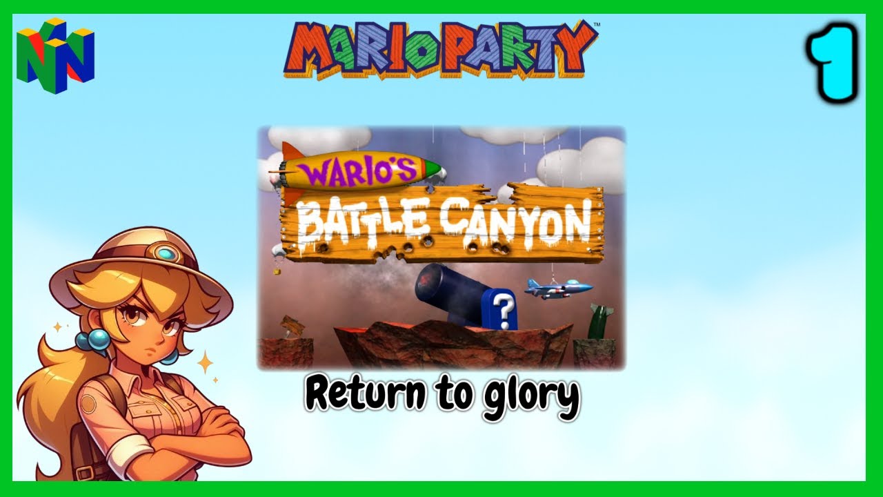 【Mario Party 1】Wario's Battle Canyon | 20 Turns [5]