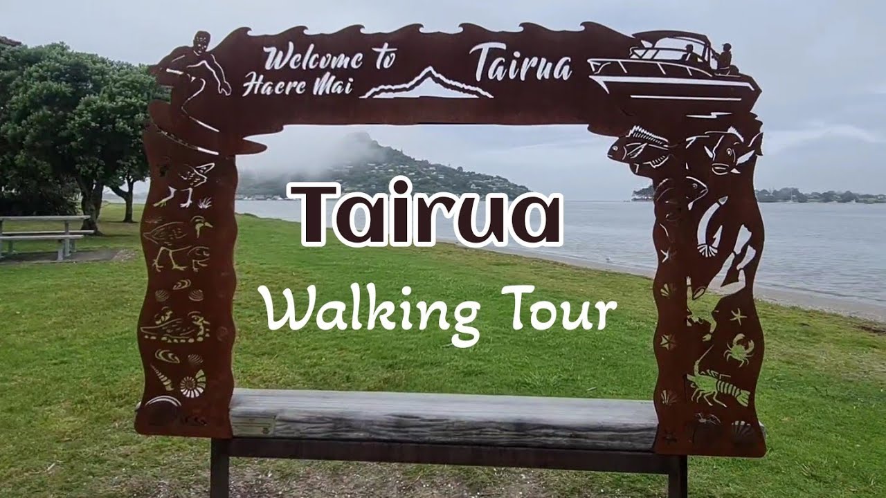 Walking Tour Tairua, a coastal town in Coromandel Peninsula New Zealand