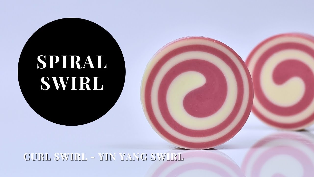 Spiral Swirl Soap - Yin Yang Swirl | Curl Swirl Soap Technique -  Fraeulein Winter