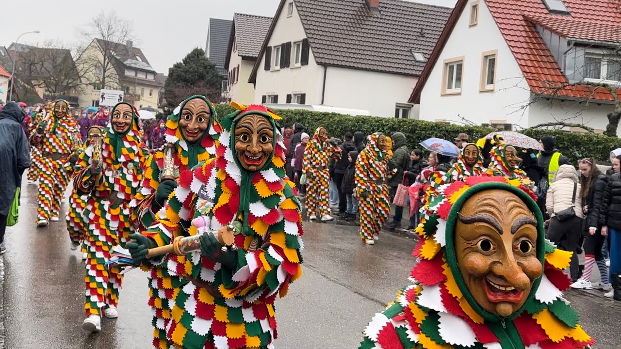 Fasnet Umzug 2023❤️Freiburg ,St. Georgen feiert ihr Jubiläum 