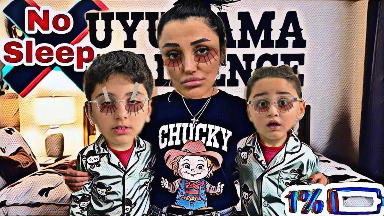 24 SAAT UYUMAMA CHALLENGE !!