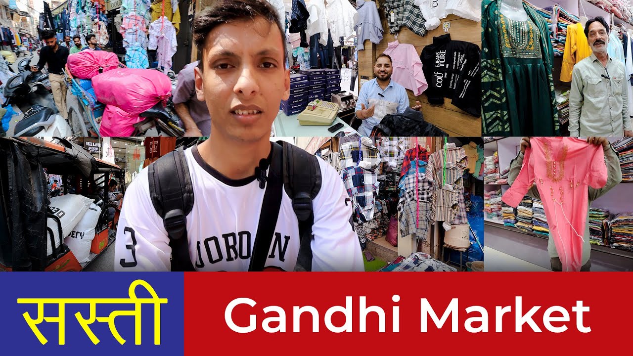 Gali No.3 - Gandhi Nagar Market - Walk Vlogging in Ludhiana Wholesale Market - Marketing Time 😊