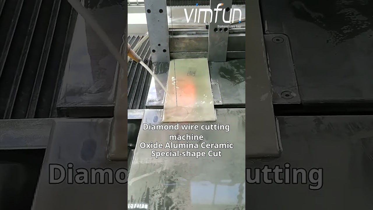 Cutting Advanced Ceramics with Precision | Endless Diamond Wire Saw Demo