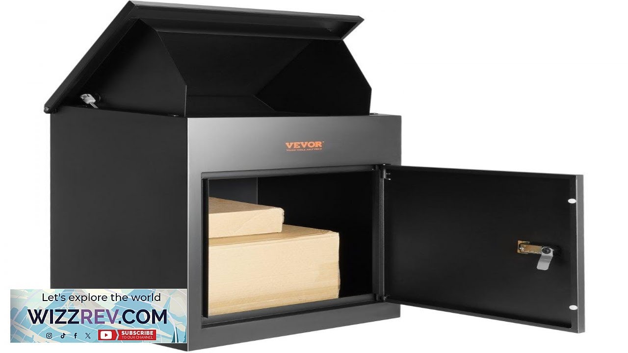 VEVOR Package Delivery Boxes for Outside Extra Large Mailbox with Coded Lock