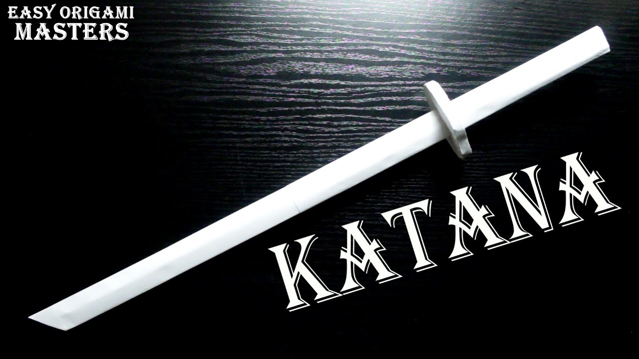Comment faire un katana en papier