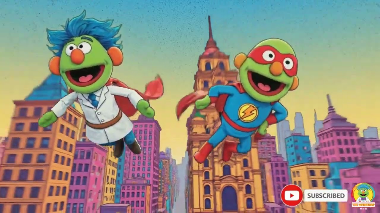 THE SUPERHERO SONG 🦸 ♂️ Professor Pip Meets a Hero!   Songs About Kindness for Kids
