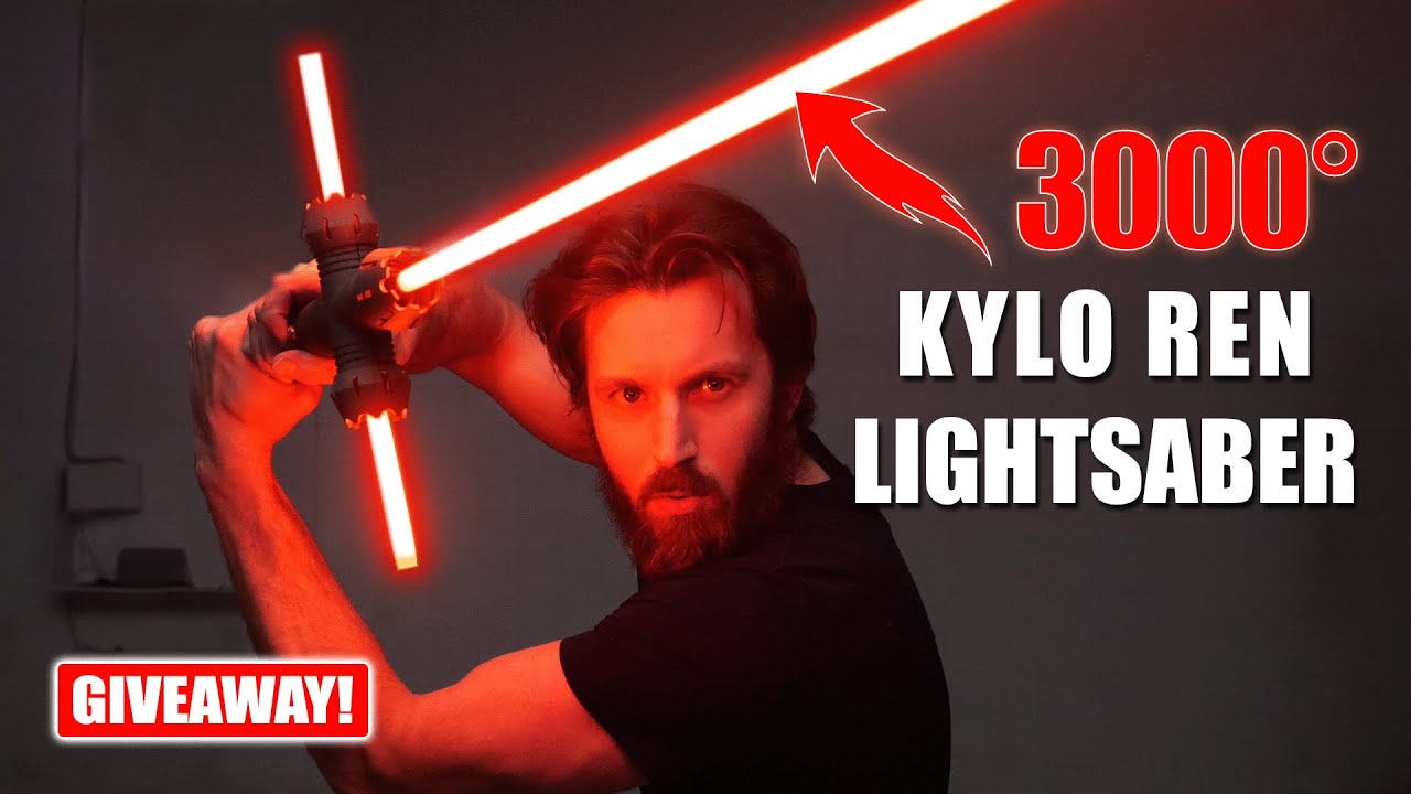3000° Kylo Ren Lightsaber! (+ GIVEAWAY!)
