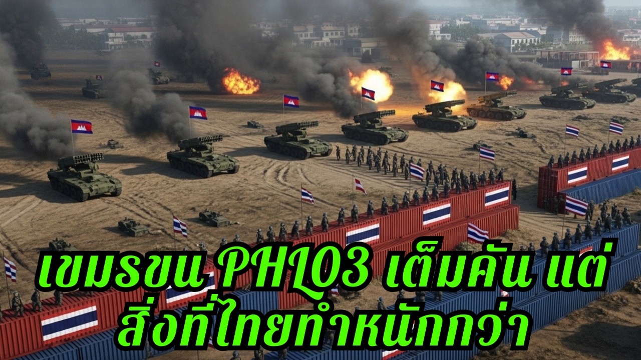 สื่อนอกตะลึง! เขมรขน PHL03 ประชิดชายแดน จับสัญญาณยก 3 มาแน่