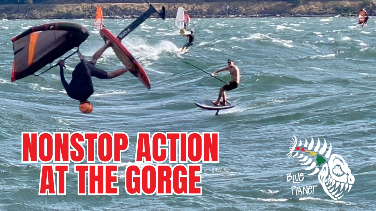 Nonstop Action at the Hatchery before the 2024 AWSI show- wing foil, downwind foil, and more