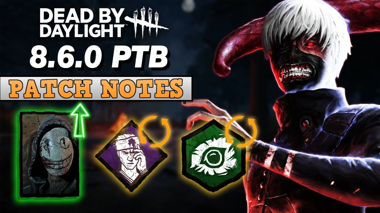 Tokyo Ghoul Killer, Surrender Option, and Many Killer Buffs! | DBD - 8.6.0 PTB Patch Notes