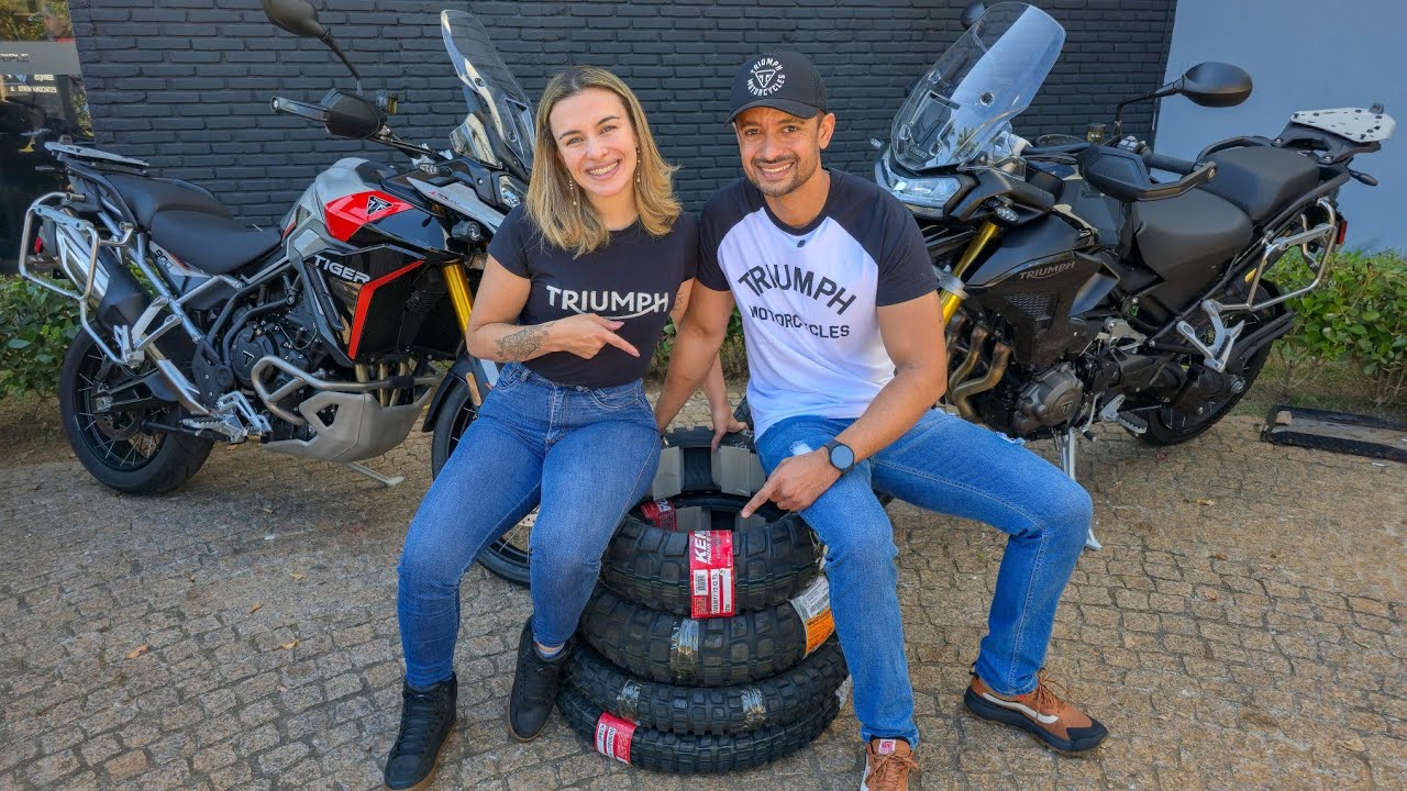PRIMEIROS ACESSÓRIOS QUE INSTALAMOS NAS TIGERS 900 e 1200 | Por Aí 48