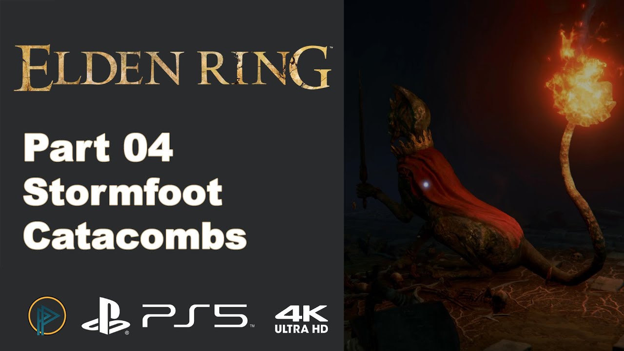 3D Artist Explores Elden Ring #4 - Stormfoot Catacombs 💯 4k | PS5